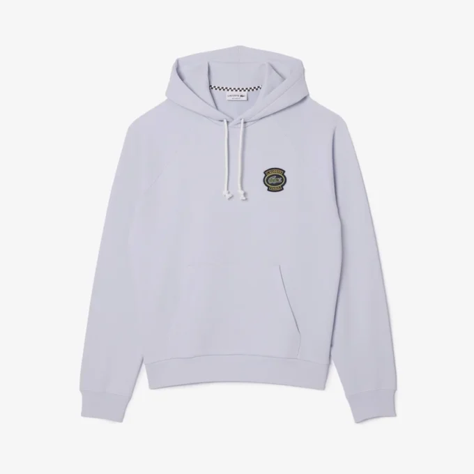 Pánská mikina s kapucí z fleece s volným střihem