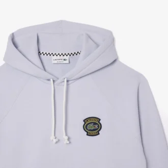 Pánská mikina s kapucí z fleece s volným střihem