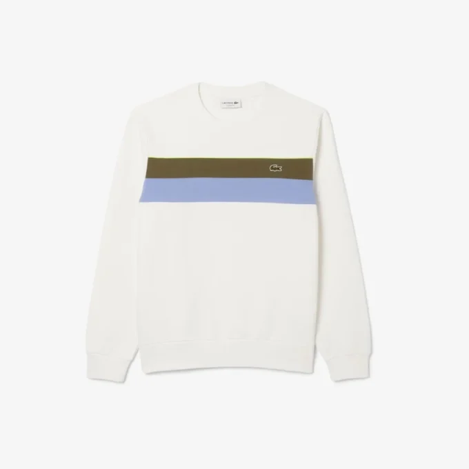 Pánská mikina z fleece s barevnými bloky