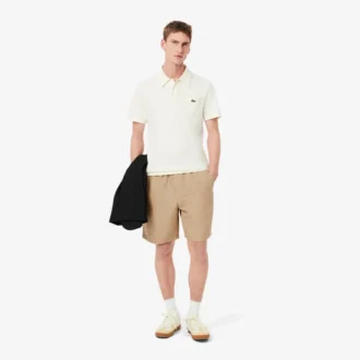 Pánské šortky z vlněné směsi s regular fit