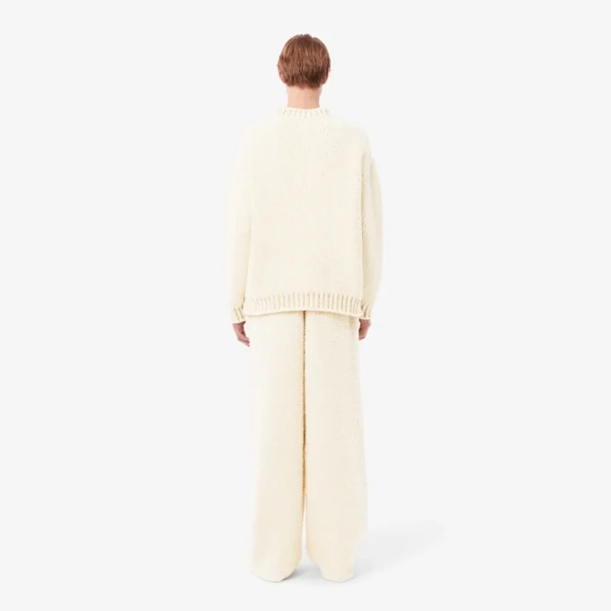 Pánské oversized pletené tepláky z přehlídky Pánské oversized pletené tepláky z přehlídky