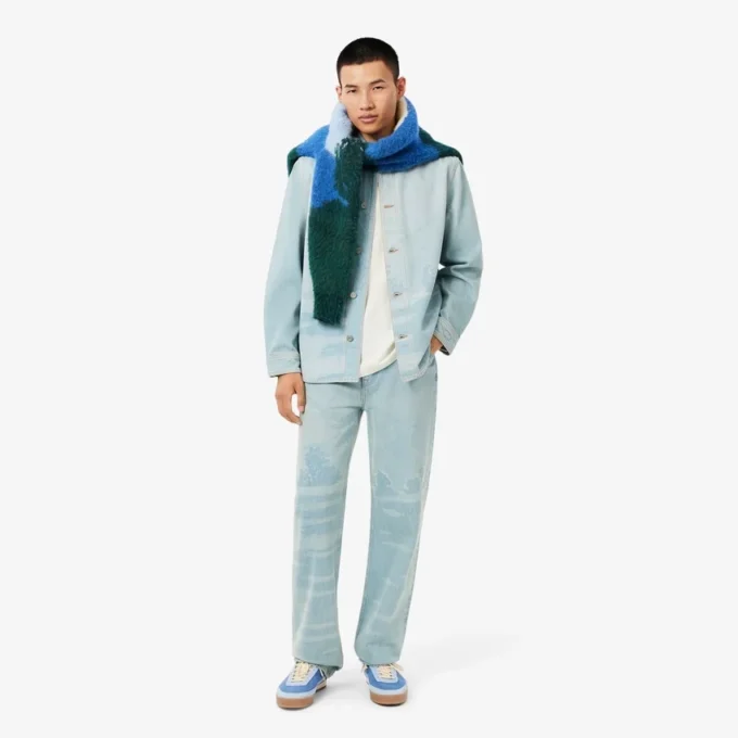 Pánská polokošile Classic Fit Landscape Crocodile Piqua