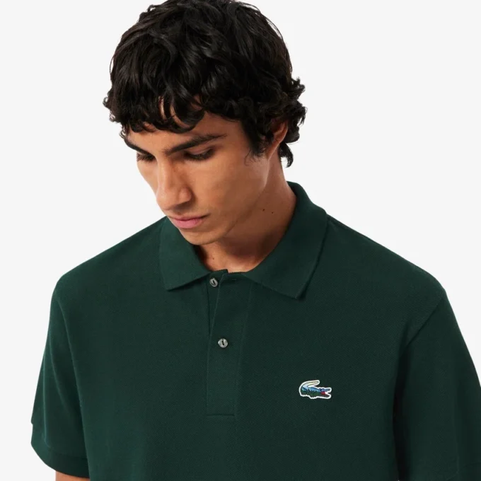 Pánská polokošile Classic Fit Landscape Crocodile Piqua
