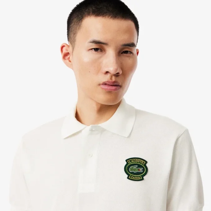 Pánská polokošile Classic Fit Petit Piqua Badge