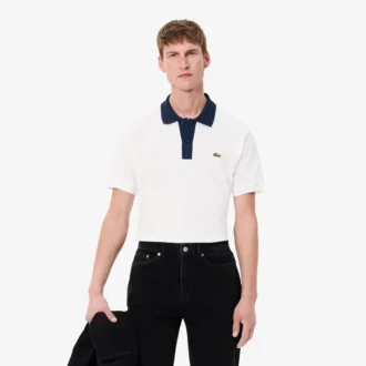 Pánská polokošile Classic Fit s kontrastním límečkem L.12.12