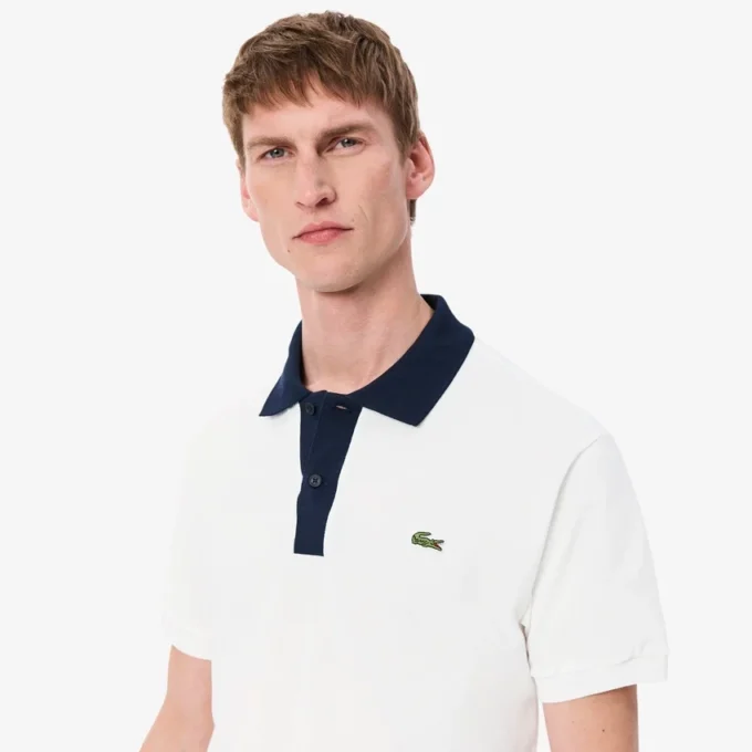 Pánská polokošile Classic Fit s kontrastním límečkem L.12.12