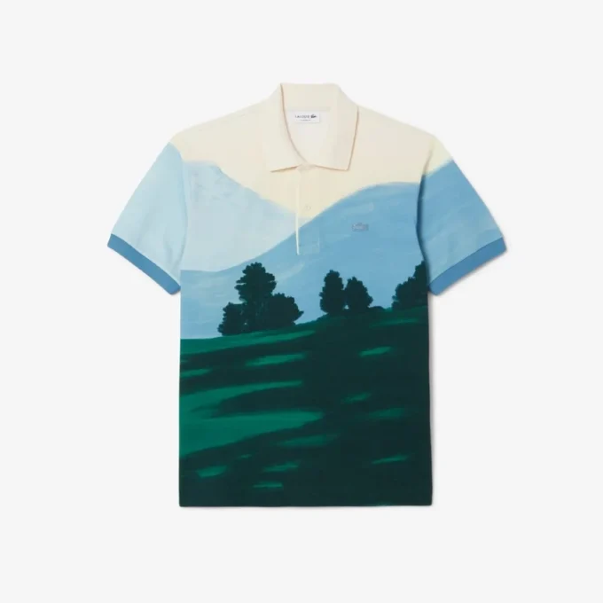 Pánská polokošile Classic Fit s potiskem Petit Piqua
