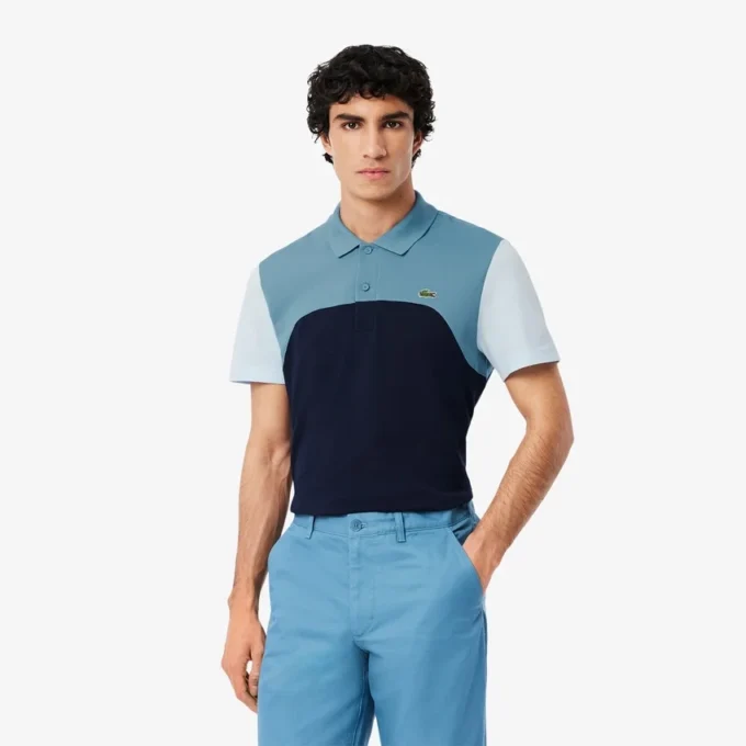 Pánská polokošile L.12.12 s barevnými bloky a regular fit střihem Pánská polokošile L.12.12 s barevnými bloky a regular fit střihem