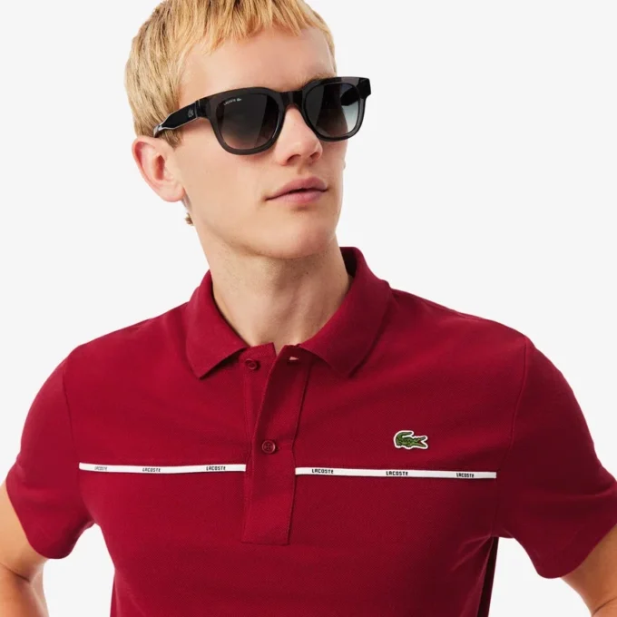 Pánské polokošile L.12.12 s logem a regular fit střihem