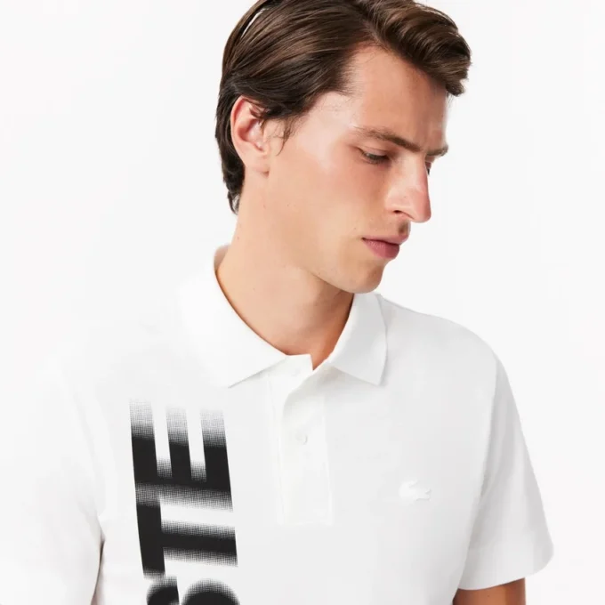 Pánská polokošile Lacoste Movement s potiskem, regular fit Pánská polokošile Lacoste Movement s potiskem, regular fit