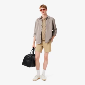 Pánská polokošile Paris Classic Fit s výšivkou a otevřeným výstřihem Pánská polokošile Paris Classic Fit s výšivkou a otevřeným výstřihem