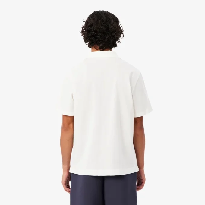 Pánská polokošile Paris Classic Fit s výšivkou a otevřeným výstřihem Pánská polokošile Paris Classic Fit s výšivkou a otevřeným výstřihem
