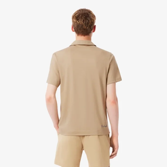 Pánská polokošile Paris Classic Fit s výšivkou a otevřeným výstřihem Pánská polokošile Paris Classic Fit s výšivkou a otevřeným výstřihem