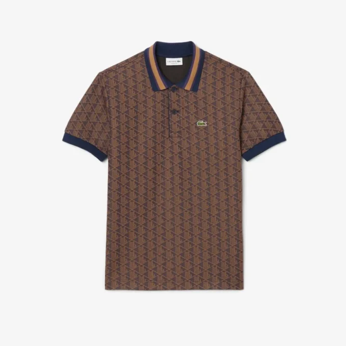 Pánská polokošile s klasickým střihem a monogramem Pánská polokošile s klasickým střihem a monogramem