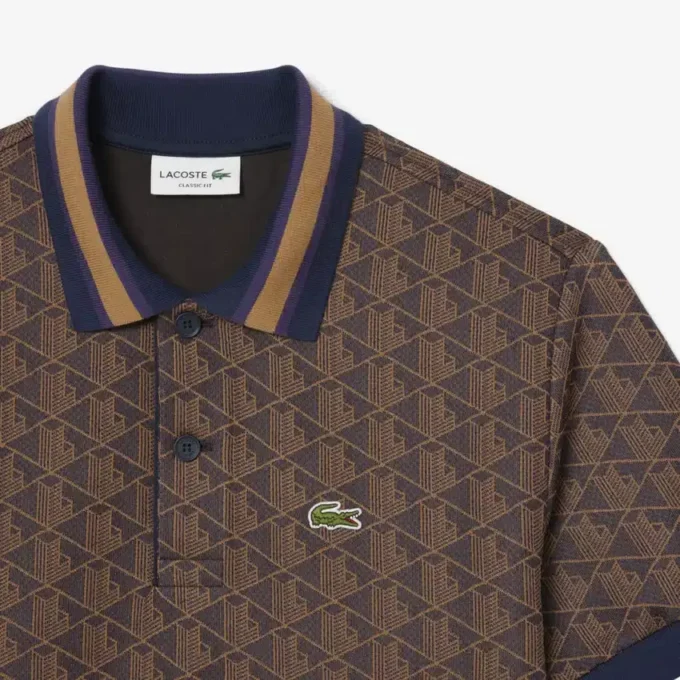 Pánská polokošile s klasickým střihem a monogramem Pánská polokošile s klasickým střihem a monogramem
