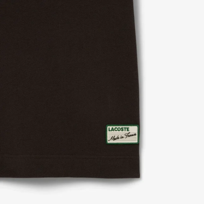 Pánská polokošile s pruhy na límečku a klasickým střihem „Made in France“
