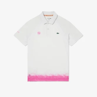Pánské sportovní polo tričko Roland Garros Edition se slim fit střihem Pánské sportovní polo tričko Roland Garros Edition se slim fit střihem