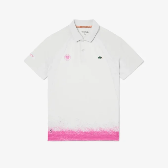 Pánské sportovní polo tričko Roland Garros Edition se slim fit střihem Pánské sportovní polo tričko Roland Garros Edition se slim fit střihem