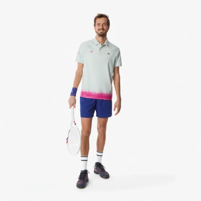 Pánské sportovní polo tričko Roland Garros Edition se slim fit střihem Pánské sportovní polo tričko Roland Garros Edition se slim fit střihem