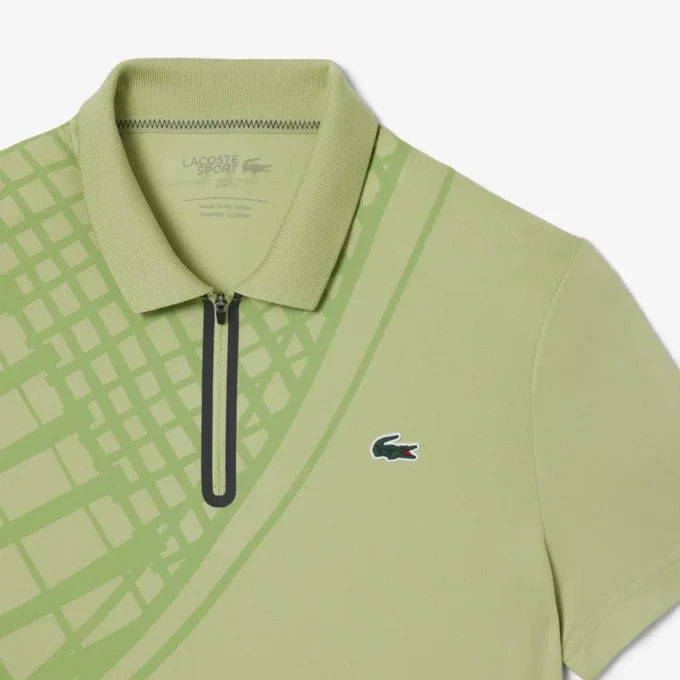 Pánské tenisové polo tričko Ultra Dry s potiskem a úzkým střihem