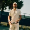 Pánské tenisové polo tričko Ultra Dry s potiskem a úzkým střihem