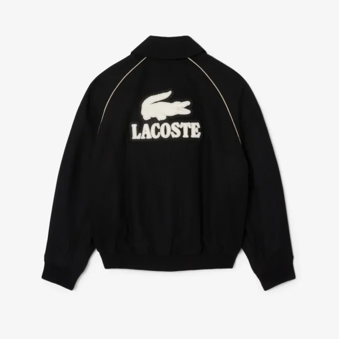 Pánská vlněná bunda ve stylu varsity s odznakem Pánská vlněná bunda ve stylu varsity s odznakem