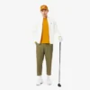 Pánská vyšívaná golfová čepice z manšestru Pánská vyšívaná golfová čepice z manšestru
