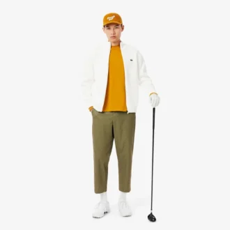 Pánská vyšívaná golfová čepice z manšestru