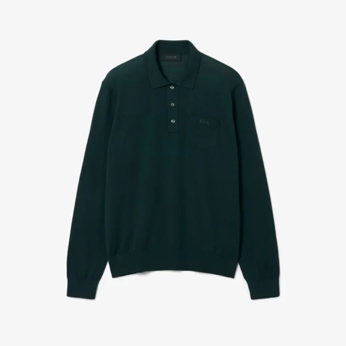 Polo svetr z merino vlny z módní přehlídky
