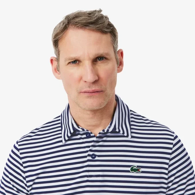 Polo tričko Regular Fit Ultra Dry Striped Golf Golf