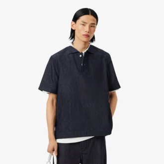 Polo tričko Runway Loose Fit Denim