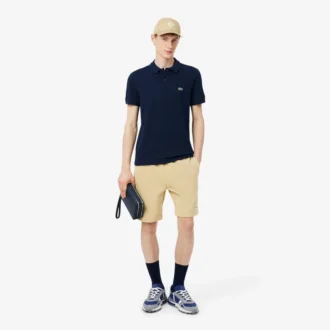 Polo tričko s logem a pruhy, regular fit