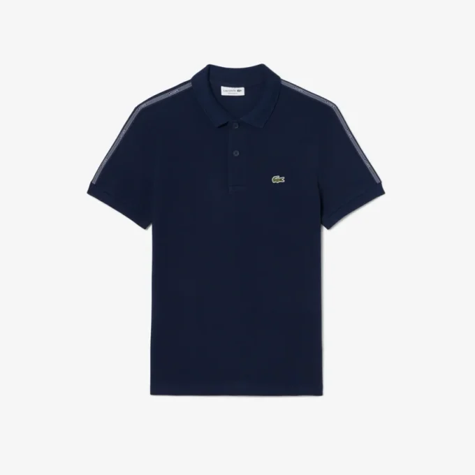 Polo tričko s logem a pruhy, regular fit Polo tričko s logem a pruhy, regular fit