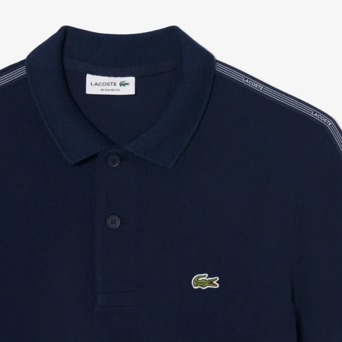 Polo tričko s logem a pruhy, regular fit Polo tričko s logem a pruhy, regular fit