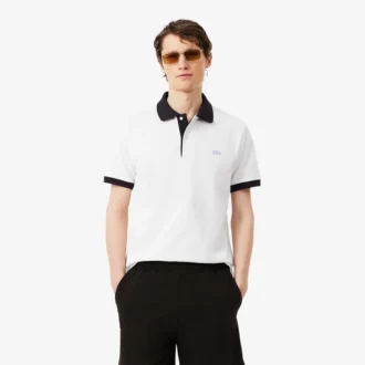 Polokošile Classic Fit s kontrastním žebrováním