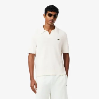 Polokošile Classic Fit z bouclé úpletu