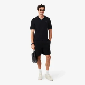Polokošile Classic Fit z bouclé úpletu