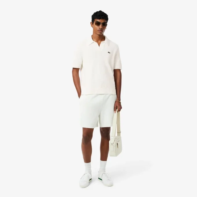 Polokošile Classic Fit z bouclé úpletu