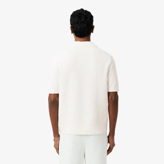 Polokošile Classic Fit z bouclé úpletu