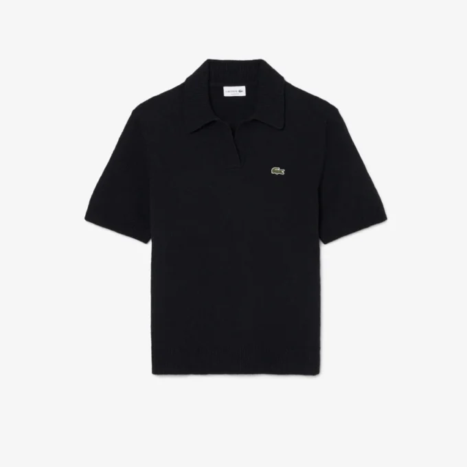 Polokošile Classic Fit z bouclé úpletu