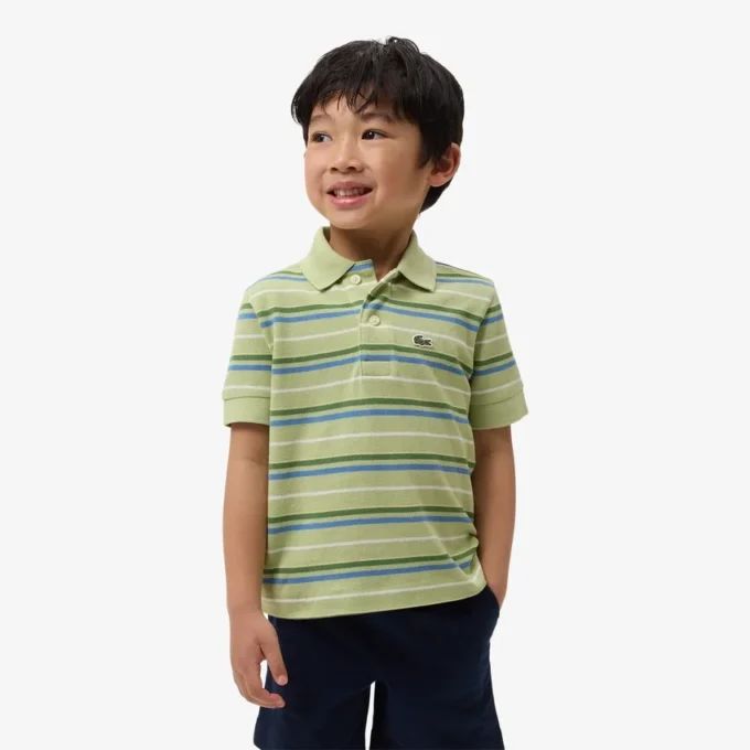 Polokošile Petit Piqua s kontrastními pruhy Polokošile Petit Piqua s kontrastními pruhy