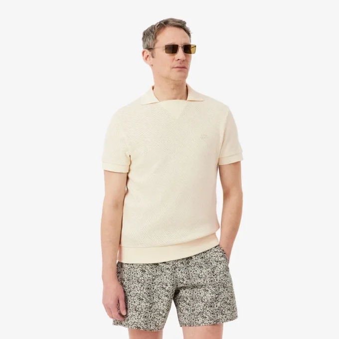 Polokošile Regular Fit z bavlněného žakáru