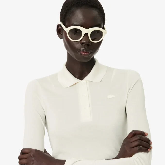 Polokošile Runway Slim Fit s dlouhými hedvábnými rukávy Polokošile Runway Slim Fit s dlouhými hedvábnými rukávy