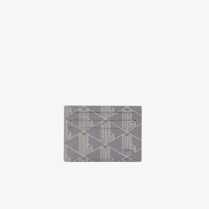 Pouzdro na karty z plátna s potiskem monogramu The Blend Pouzdro na karty z plátna s potiskem monogramu The Blend