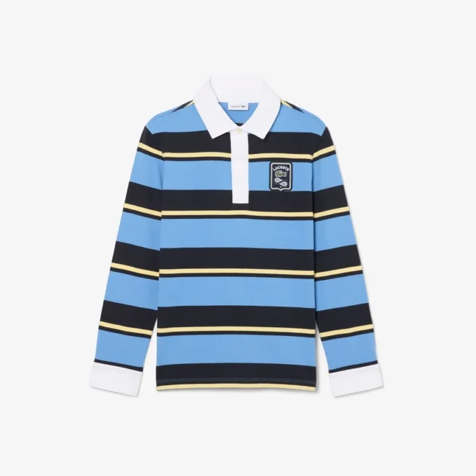 Pruhované ragbyové polo tričko Pruhované ragbyové polo tričko