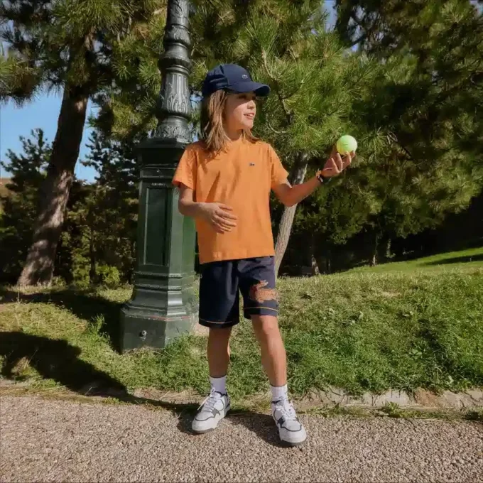 Pruhované sportovní šortky Pruhované sportovní šortky
