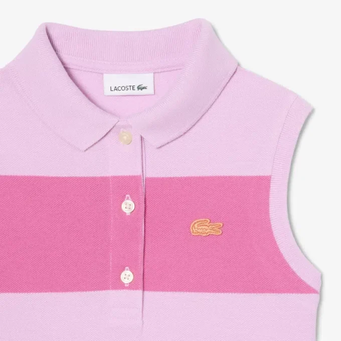 Sleeveless Polokošile s pruhy z materiálu Petit Piqué Sleeveless Polokošile s pruhy z materiálu Petit Piqué