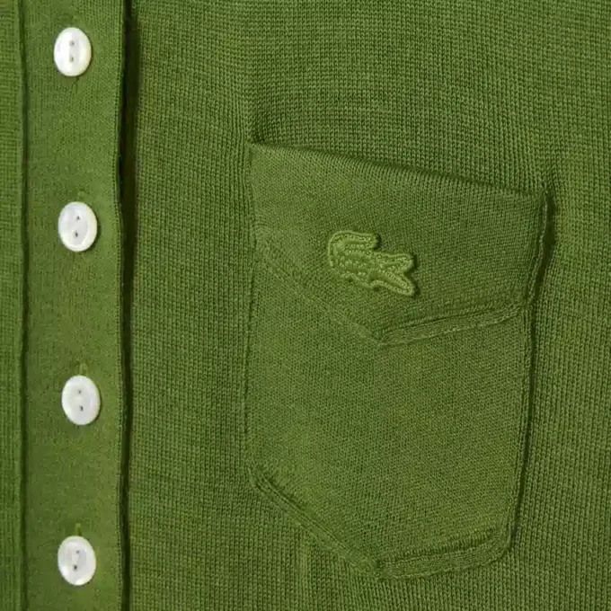 Svetr Runway s polo límcem z merino vlny Svetr Runway s polo límcem z merino vlny
