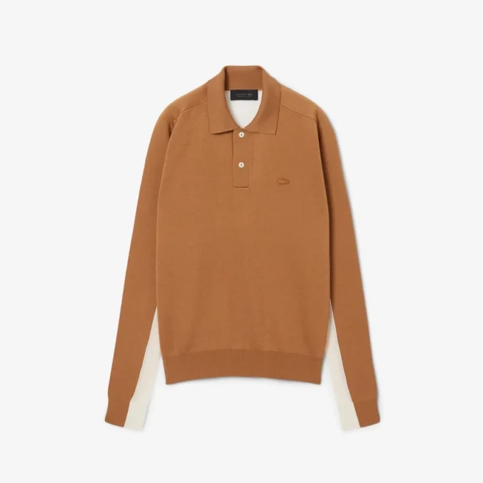 Svetr s polo límcem z vlněné směsi z přehlídky The Blend Svetr s polo límcem z vlněné směsi z přehlídky The Blend