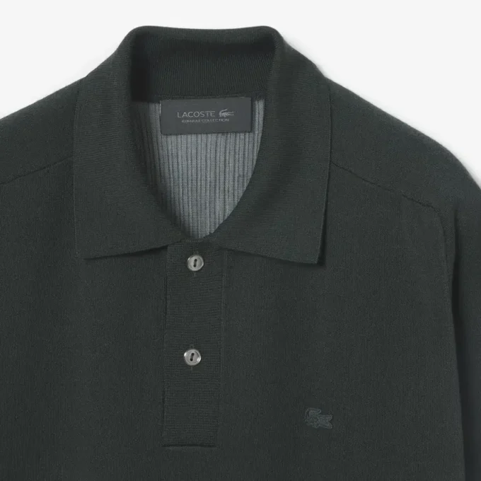 Svetr s polo límcem z vlněné směsi z přehlídky The Blend Svetr s polo límcem z vlněné směsi z přehlídky The Blend